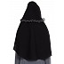Designer Instant Hijab- Black-White Designer Instant Hijab- Black-White
